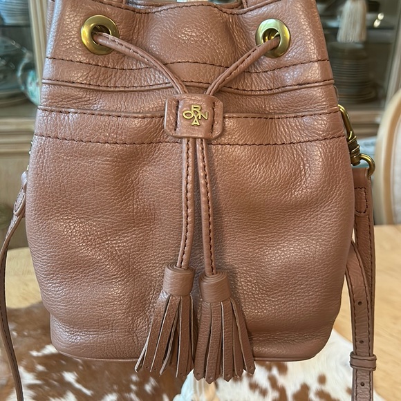 Roan Leather Bucket Purse - Picture 8 of 12